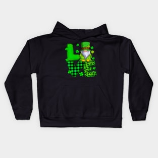 Happy St Patricks Day Love Gnome Shamrock For Men Women Kids Hoodie